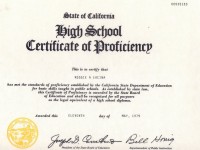 High School Proficiency Diploma- May 1979